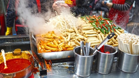 Korean vendors with varies food